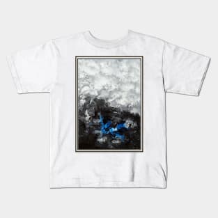 Black abstract artwork Kids T-Shirt